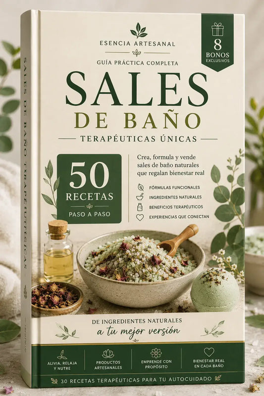 GUÍA COMPLETA-SALES DE BAÑO + 8 BONOS DE REGALO