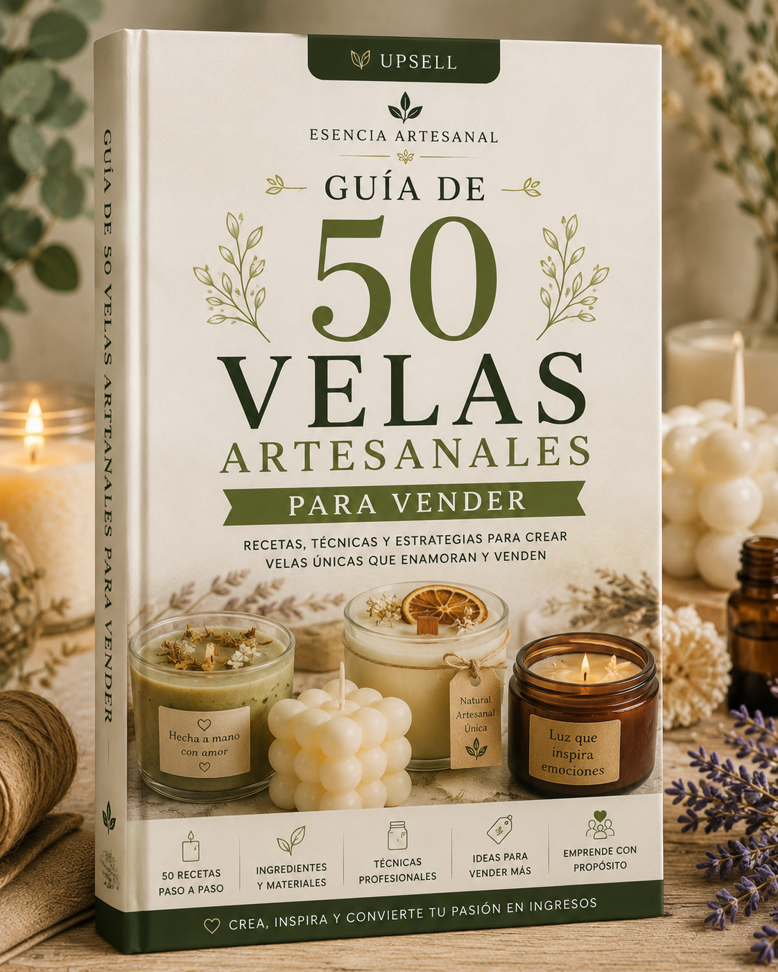 GUÍA DE 50 VELAS ARTESANALES PARA VENDER