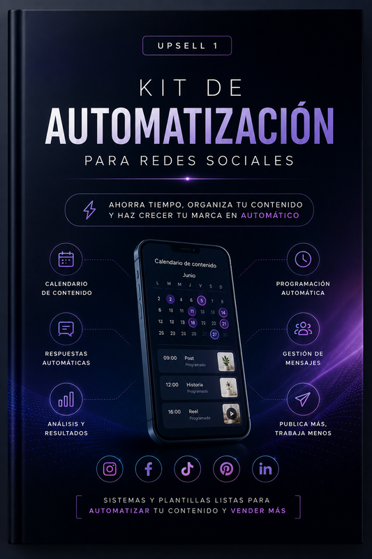 KIT DE AUTOMATIZACÍON PARA REDES SOCIALES