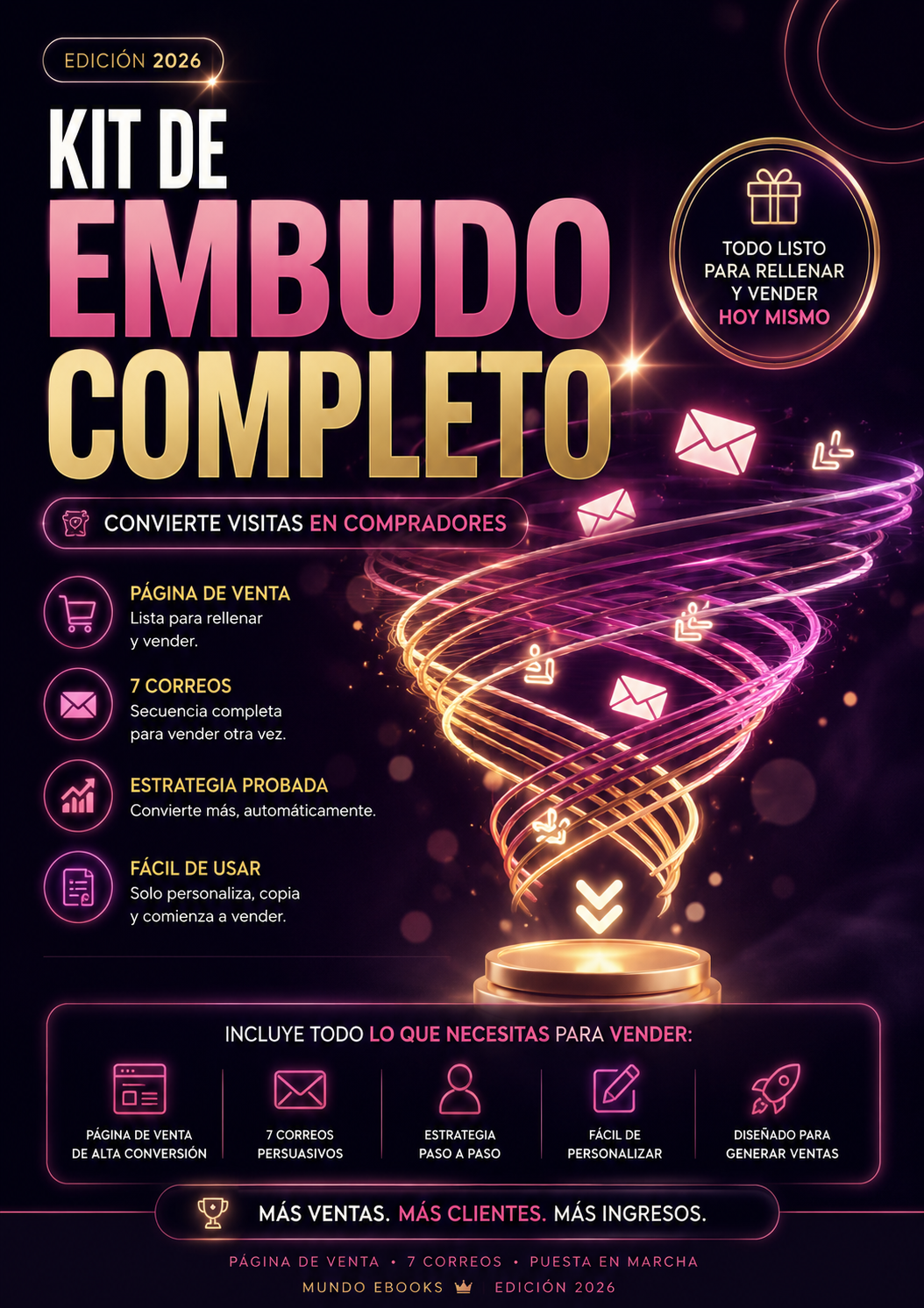 KIT DE EMBUDO PARA CONVERTIR VISITAS EN COMPRADORES