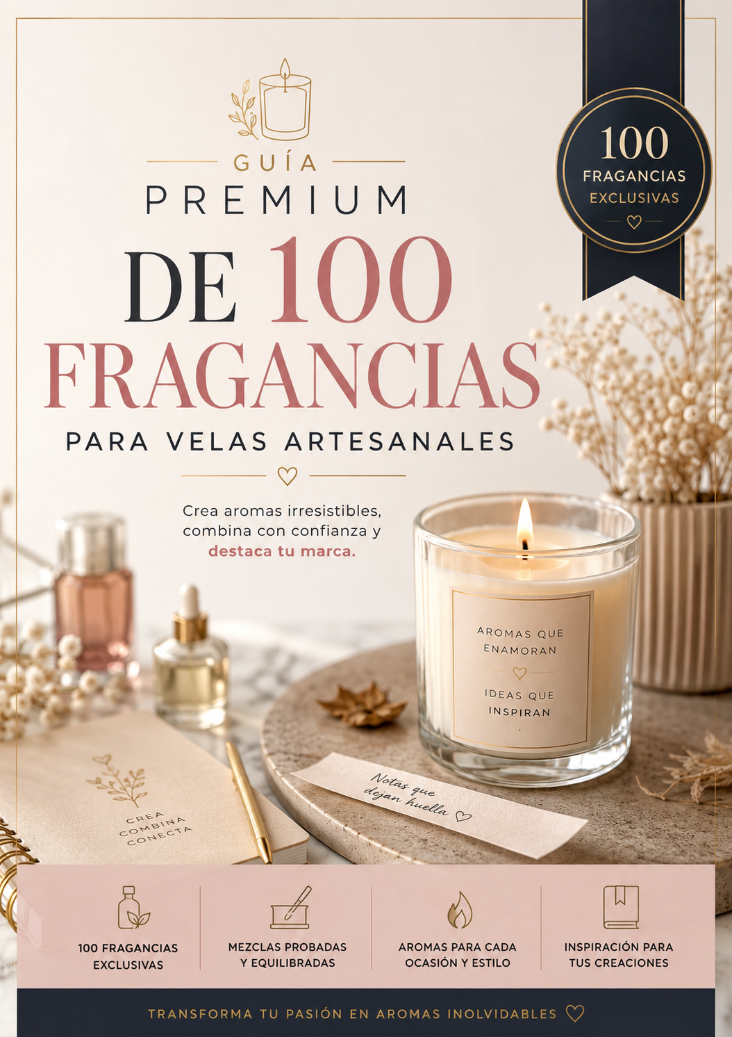 GUÍA PREMIUM DE 100 FRAGANCIAS PARA VELAS ARTESANALES