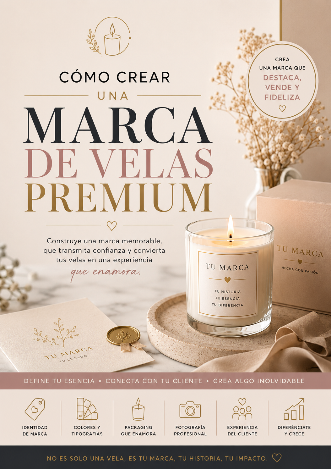 COMO CREAR UNA MARCA DE VELAS PREMIUM