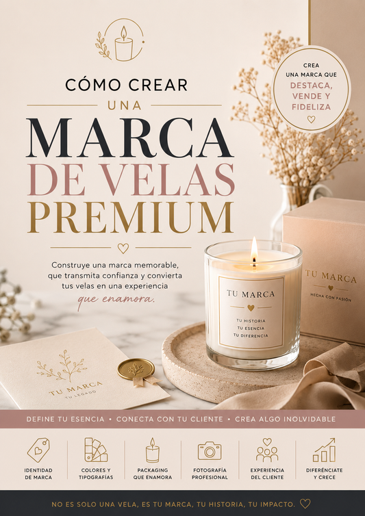 COMO CREAR UNA MARCA DE VELAS PREMIUM